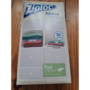 Ziploc Space Bags Medium 3 Pack Compression Vaccum Seal J/1